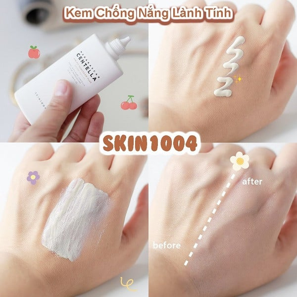 Nh Gi Kem Ch Ng N Ng Centella Skin Madagascar Air Fit Suncream