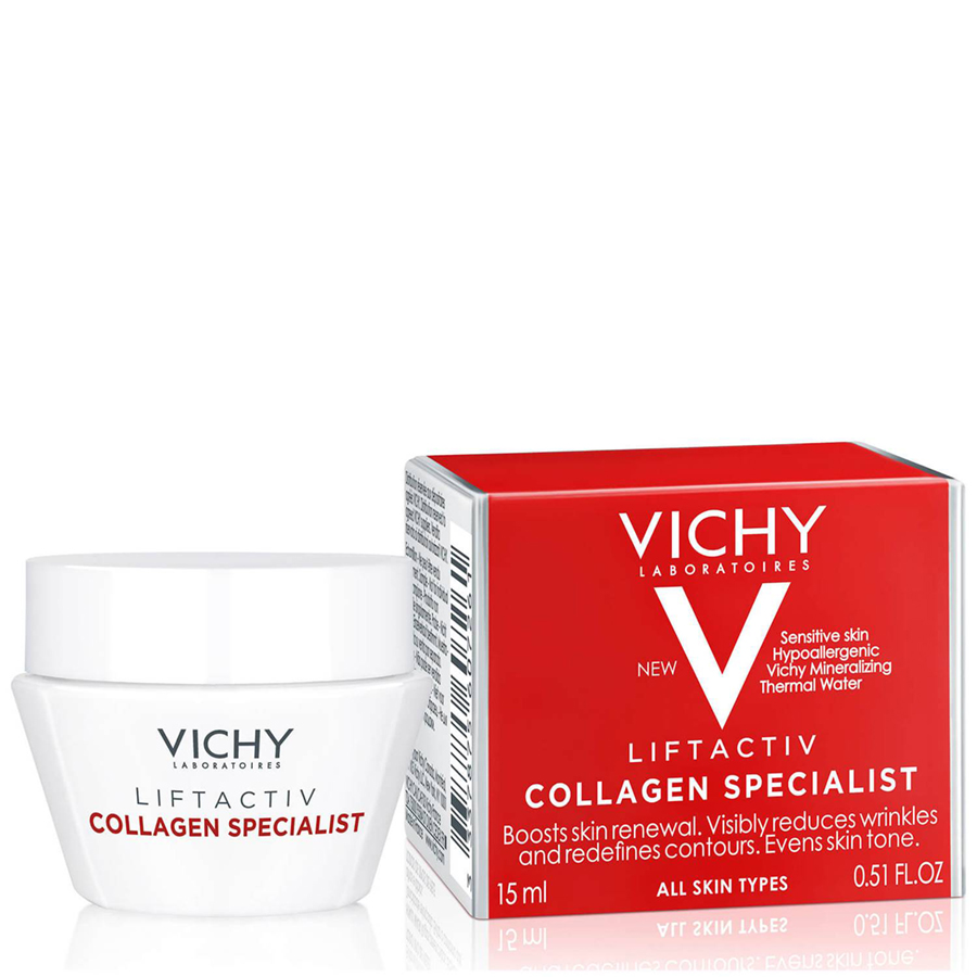 Kem Dưỡng Vichy Sáng Da, Mờ Thâm Nám Ban Đêm 15ml Liftactiv Collagen Specialist Night