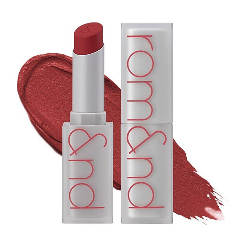 Son Thỏi Lì Romand Màu Đỏ Hồng Đất Zero Matte Lipstick 3 Silhouette 3g