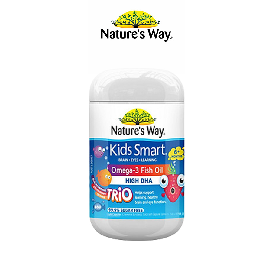 Nature'S Way Kids Smart Omega-3 Fish Oil Trio - Bổ sung Omega 3 cho bé