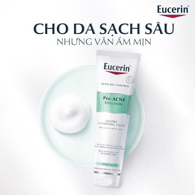 Sữa Rửa Mặt Eucerin Pro Acne Cleansing Foam 150g