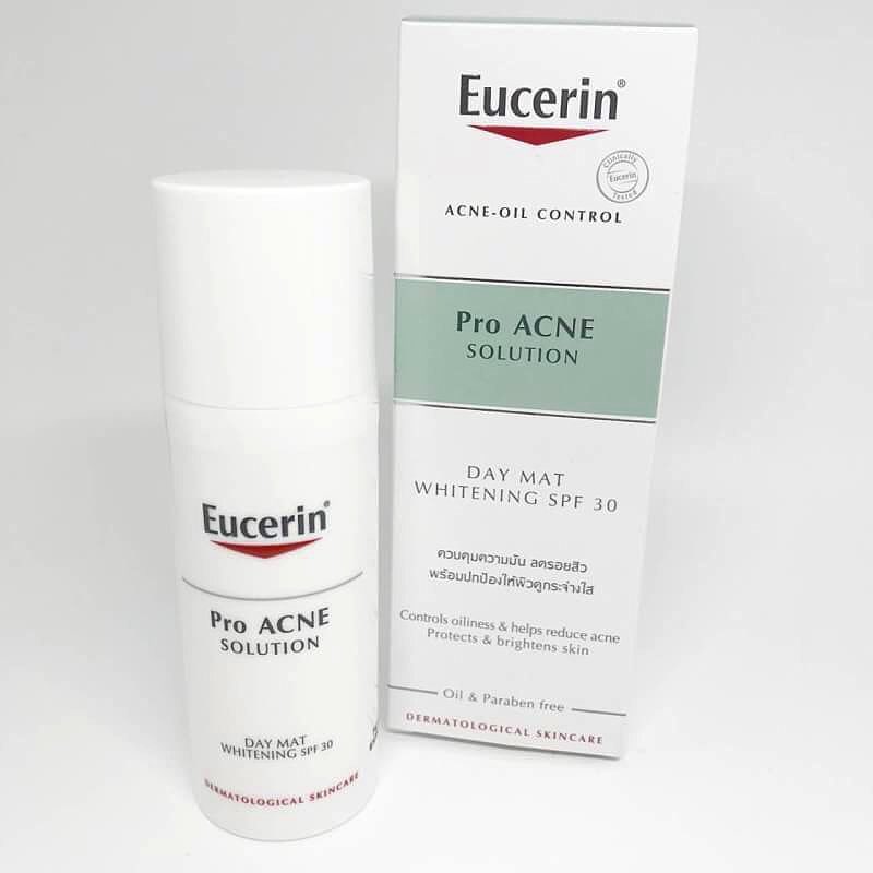 eucerin pro acne solution day mat whitening spf30