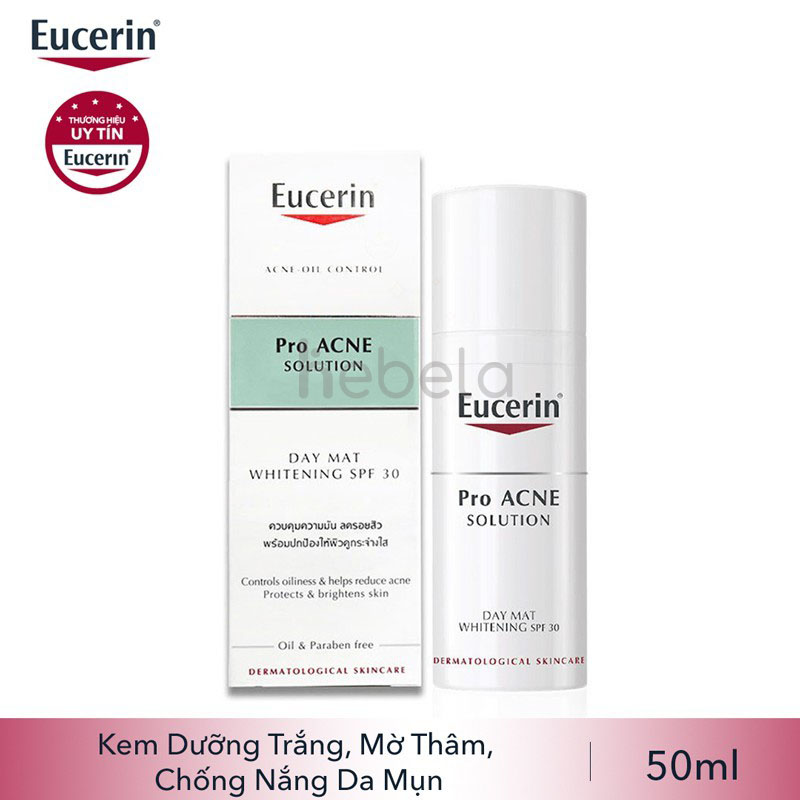 eucerin pro acne solution day mat whitening spf30 