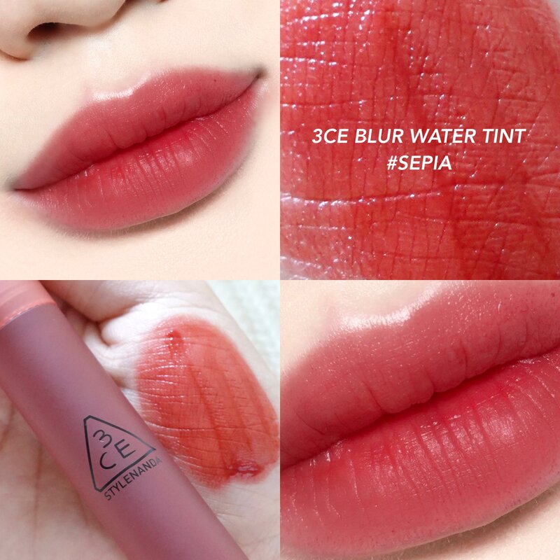 Son Kem Lì 3CE Blur Water Tint #Sepia 4.6 g