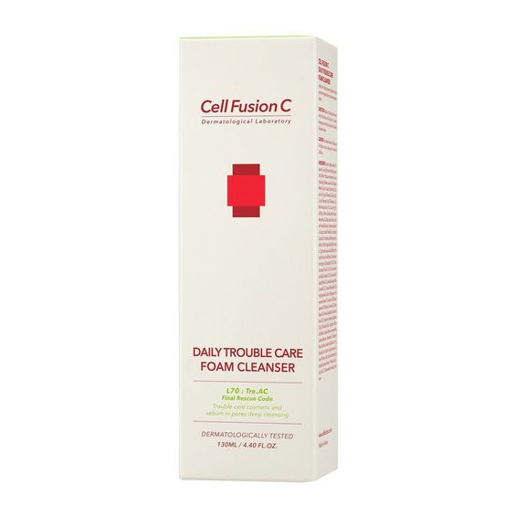 Sữa rửa mặt kiểm soát nhờn mụn Cell Fusion C Daily Trouble Care Foam Cleanser 130ml