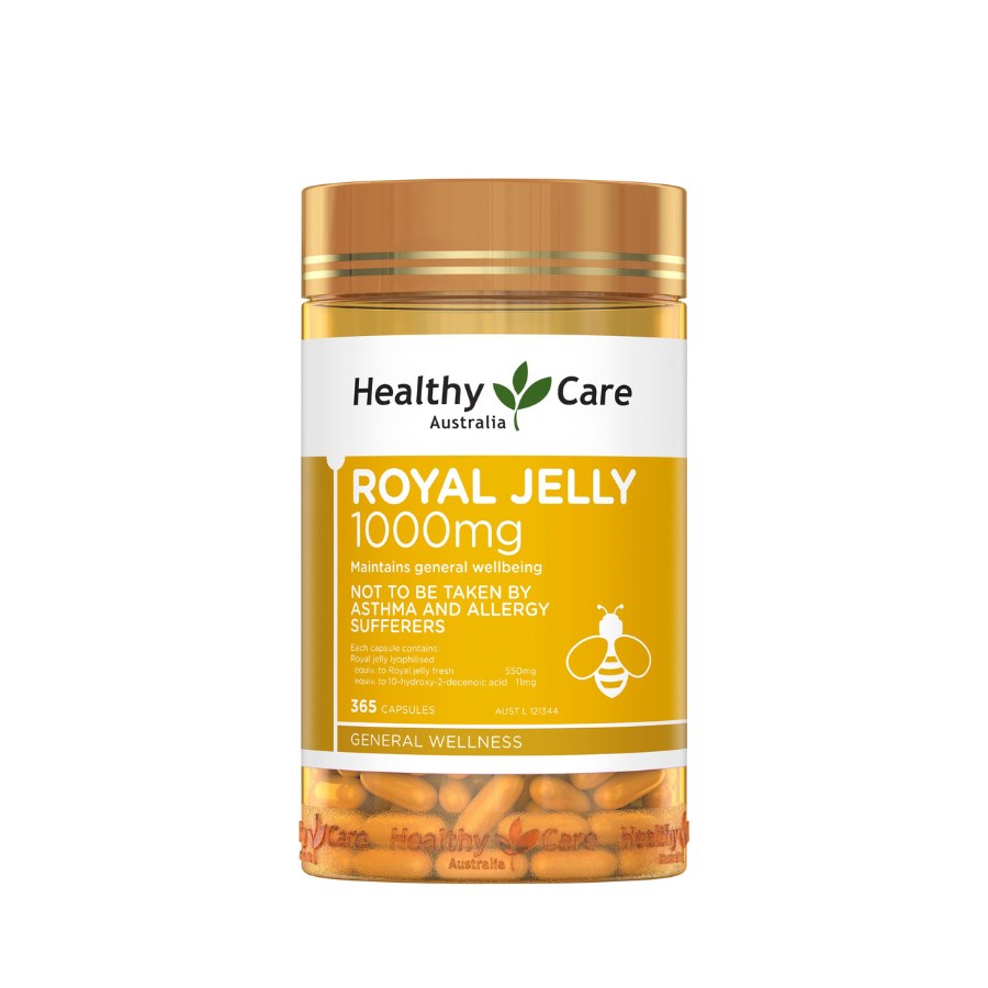 Viên uống Sữa Ong Chúa Tăng Sức Đề Kháng, Làm Đẹp Da Healthy Care Royal Jelly 1000mg