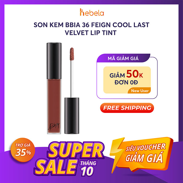 Son Kem Bbia Last Velvet Lip Tint - 36 Feign Cool