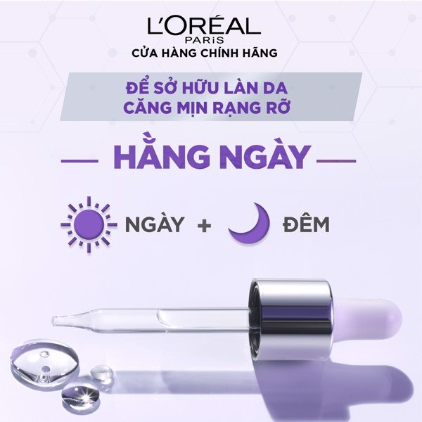 Serum Dưỡng da trắng mịn L'oreal Revitalift 1.5% Hyaluronic Acid Serum 30ml