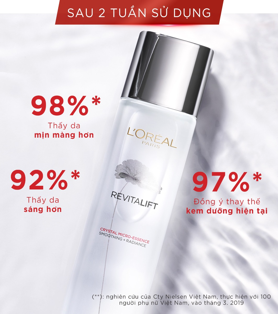 Dưỡng Chất L'oreal Revitalift Crystal Micro-Essence 65ml