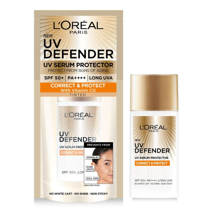 Kem Chống Nắng L'oreal Uv Defender Correct Protect 50ml