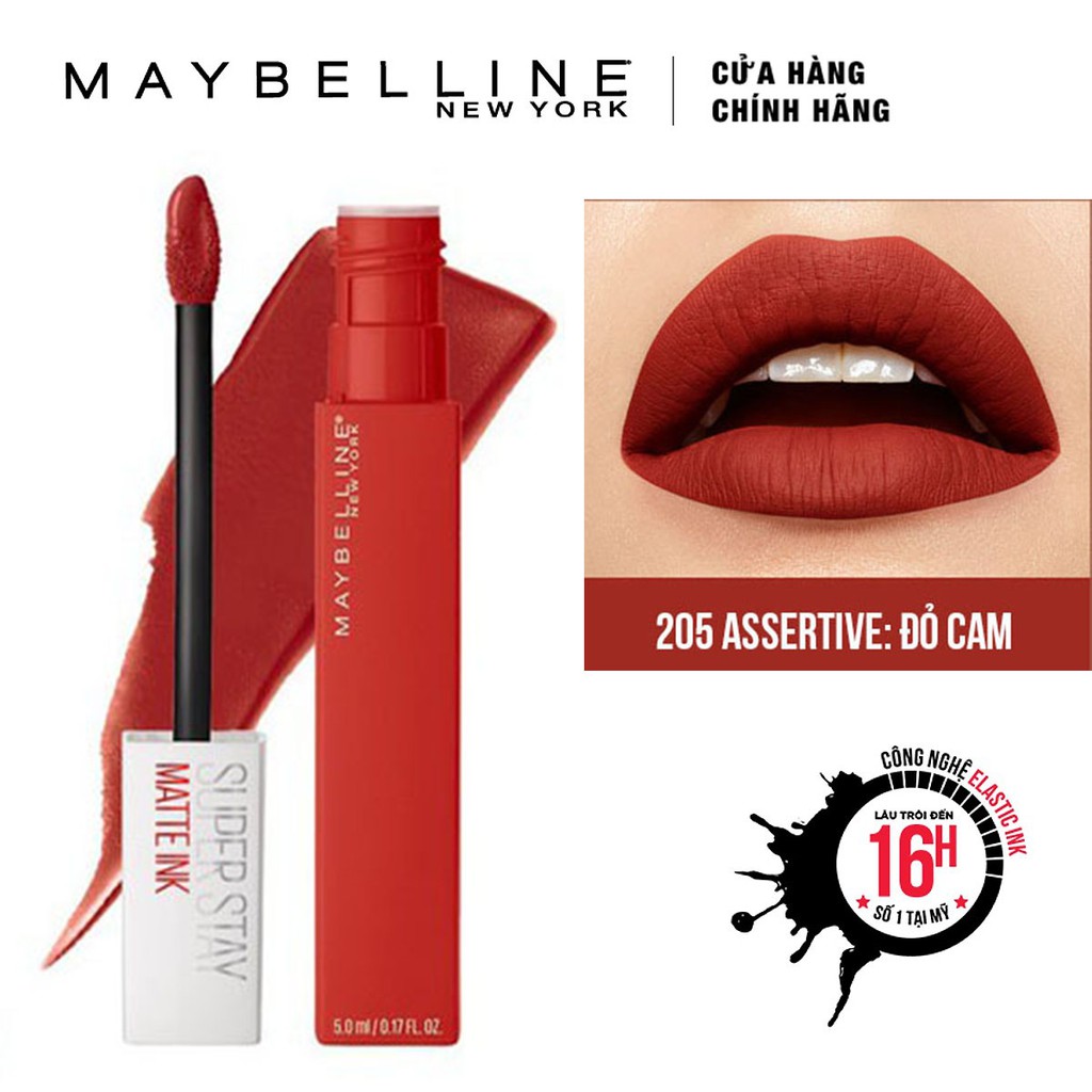 Son Kem Lì Maybelline Super Stay Matte Ink 205 5ml