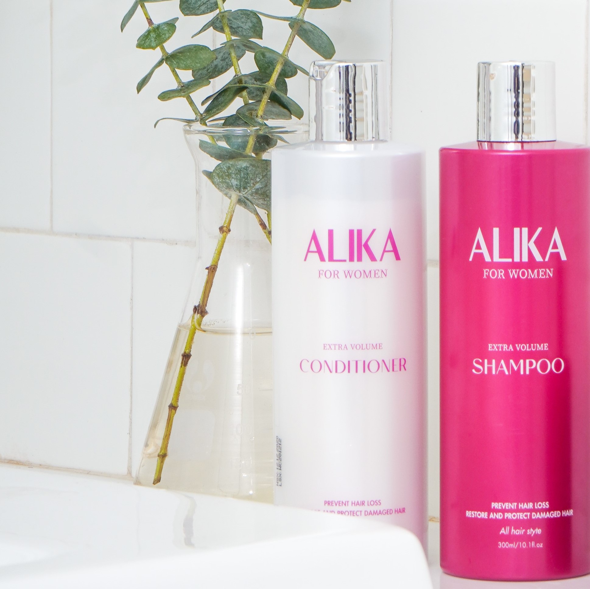 Dầu Gội Ngăn Ngừa Rụng Tóc Alika For Women Extra Volume Shampoo 300ml 