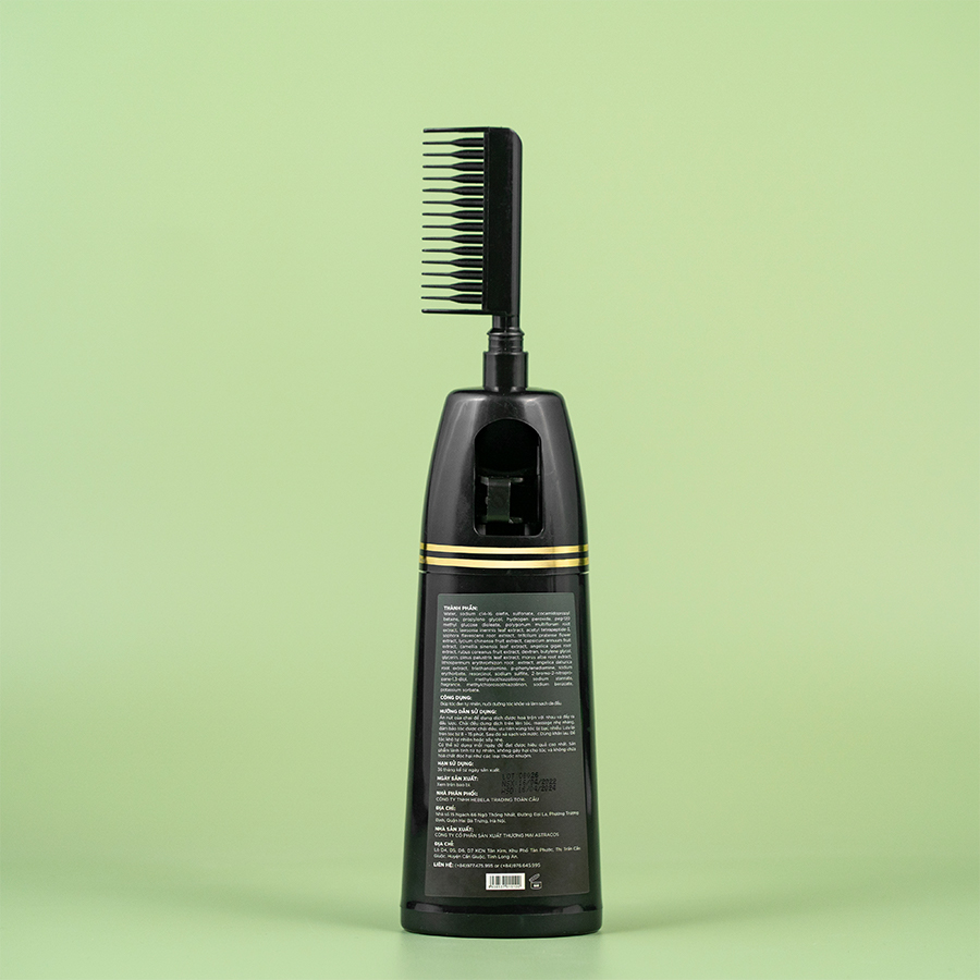 Dầu Gội Phủ Bạc Màu Đen Alika Natural Black Hair Dye Shampoo
