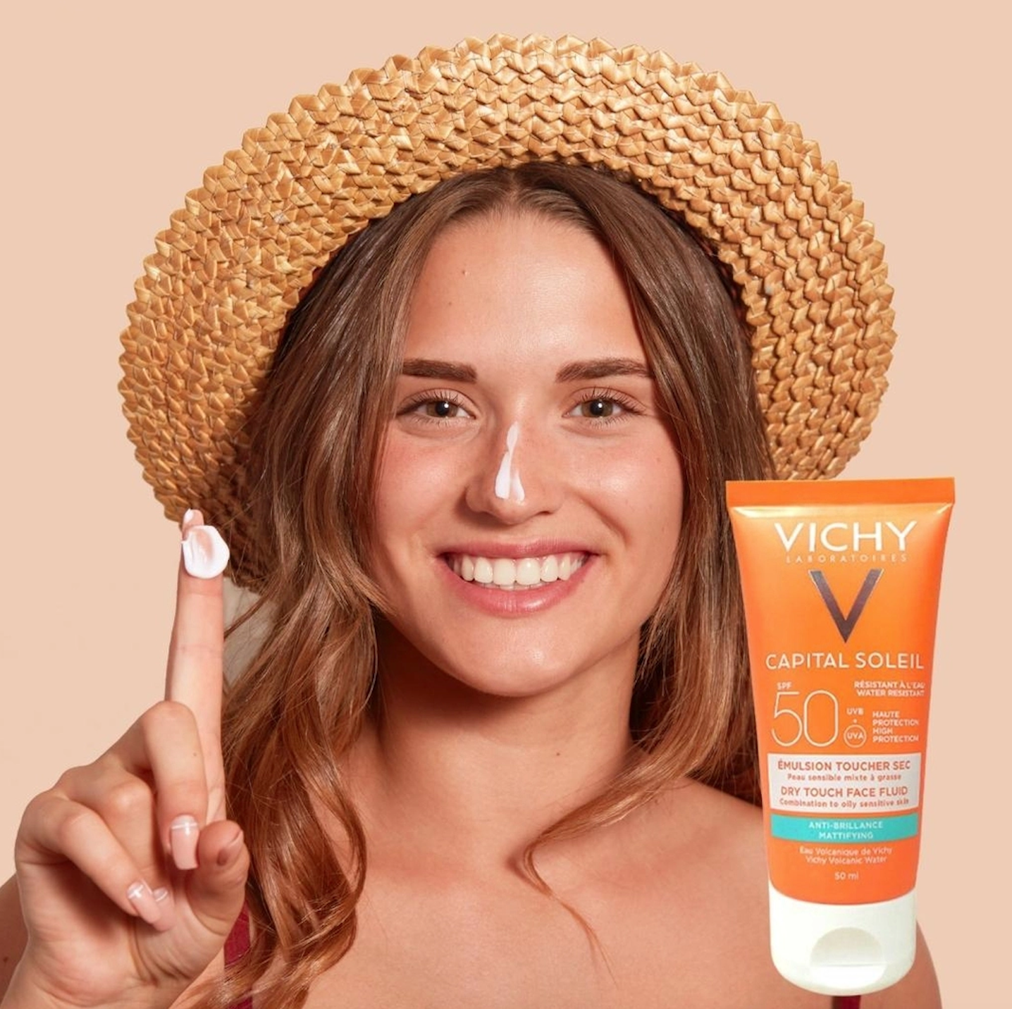 Kem Chống Nắng Vichy Ideal Soleil Mattifying Face Fluid Dry Touch 50ml (Date: 01/07/2024)