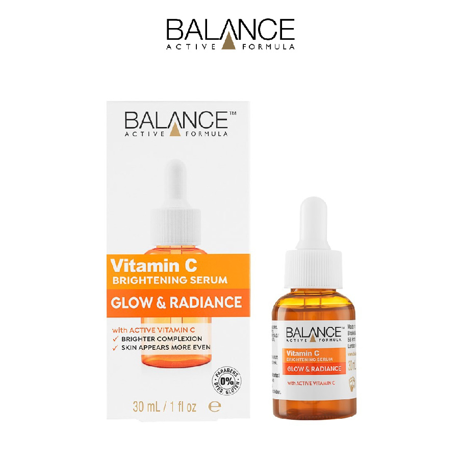 Combo dưỡng trắng: Tinh Chất Làm Sáng Da Balance Active Formula x Thực Phẩm Bảo Vệ Sức Khỏe DHC Vitamin C