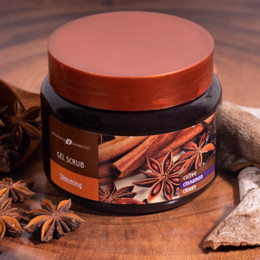 Tẩy Da Chết Toàn Thân Exclusive Cosmetic Quế Hồi Cafe 380g Gel Scrub Coffee & Cinnamon Cloves