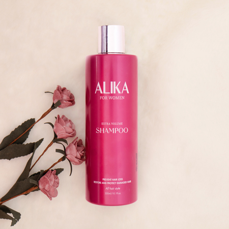 	Combo Alika for women: Dầu gội, Kem ủ phục hồi, Tinh chất dưỡng tóc, Viên uống ngăn rụng tóc