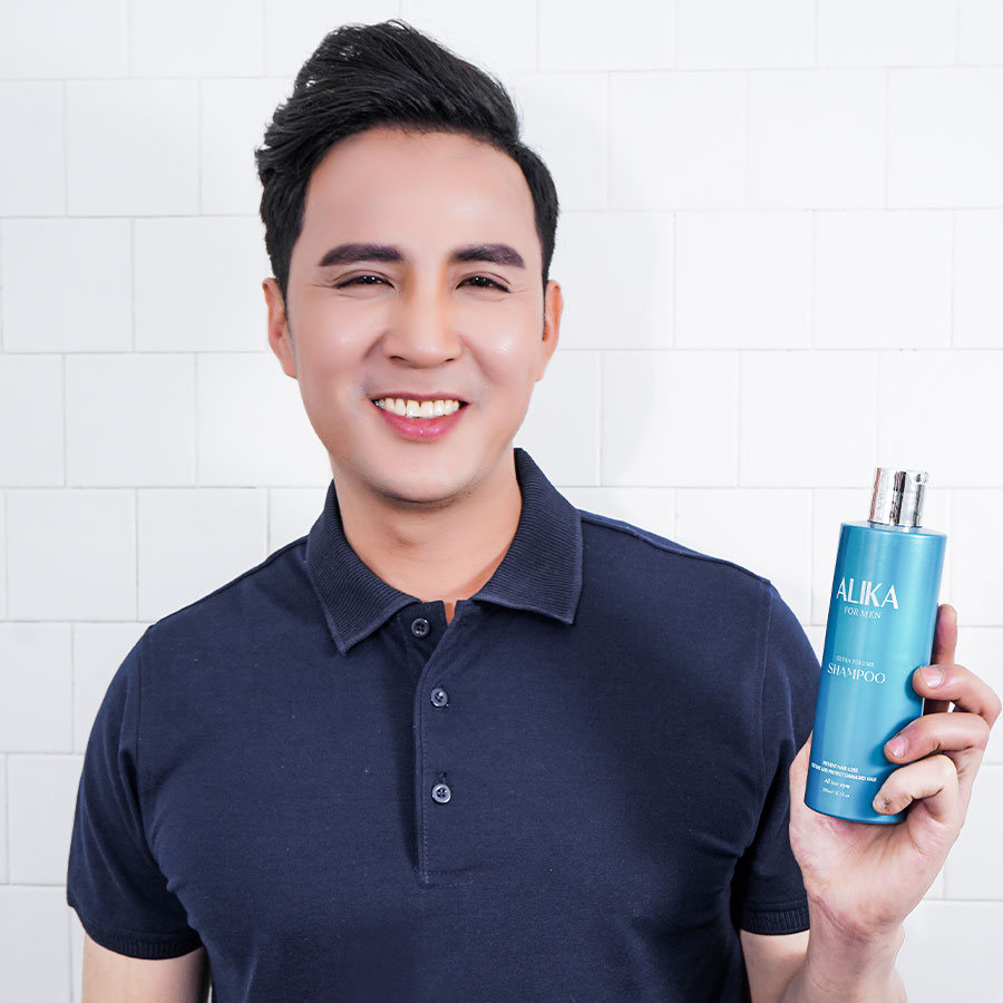 Dầu Gội Ngăn Ngừa Rụng Tóc Cho Nam Alika For Men Extra Volume Shampoo 300ml 