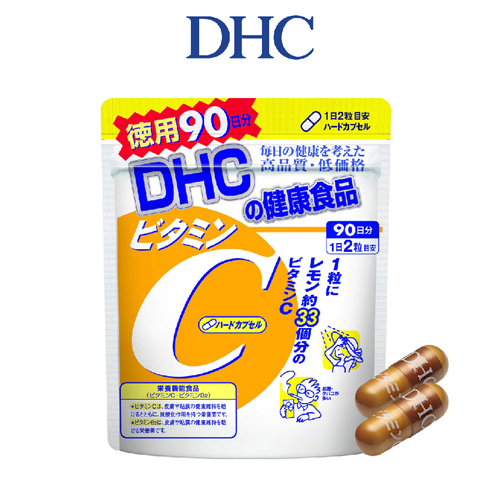 Viên Uống DHC Vitamin C Hard Capsule 90 Ngày 180 Viên