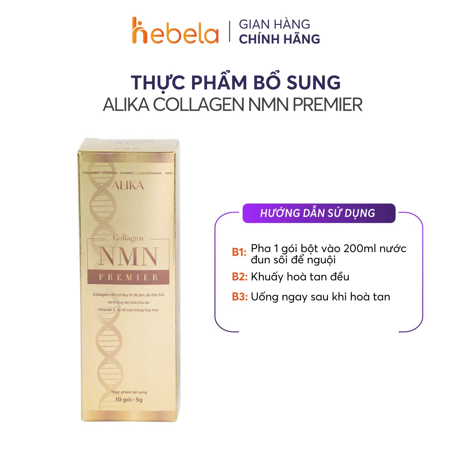 Thực phẩm bổ sung ALIKA Collagen NMN PREMIER