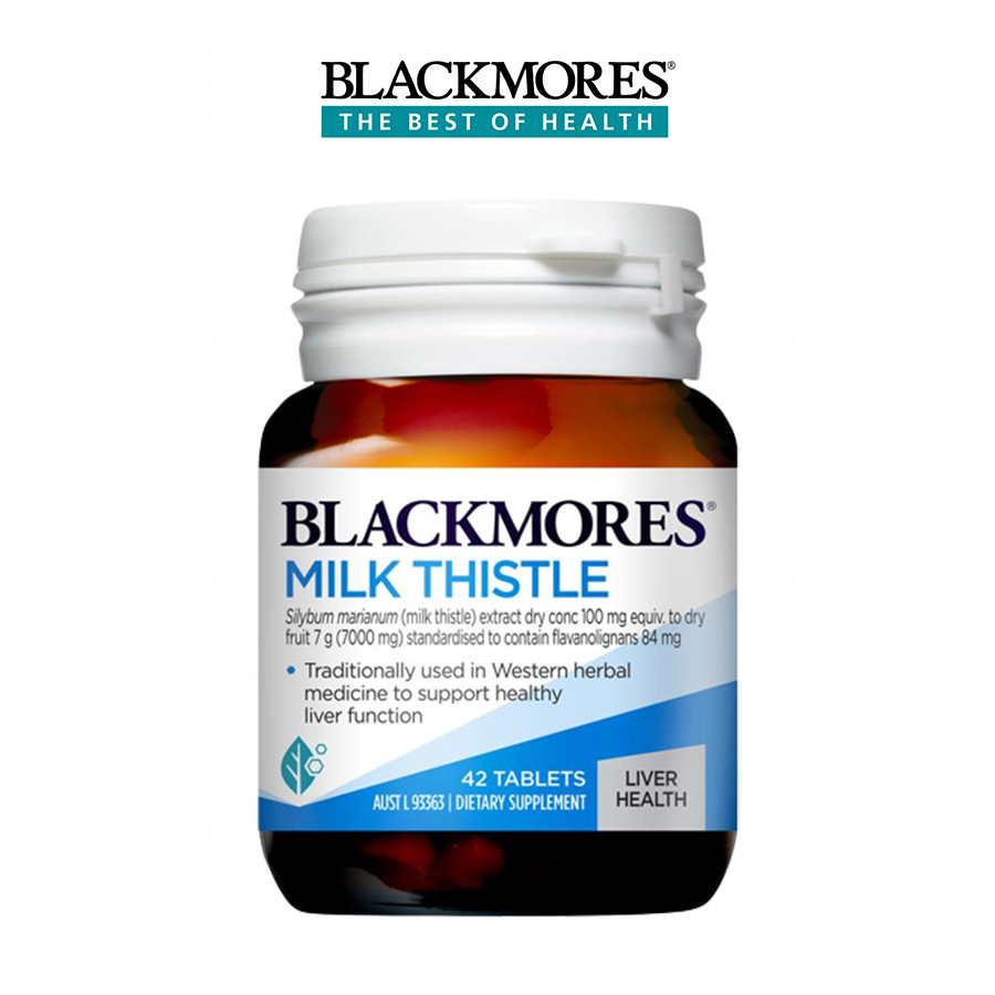 Viên Uống Giải Độc Gan Blackmores Liver Health Milk Thistle Từ Úc 42 Viên