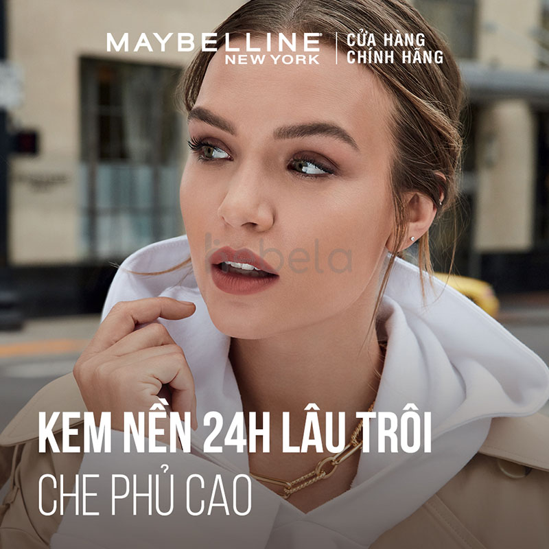Kem Nền Maybelline Super Stay 24H Full Coverage Foundation 112 30ml