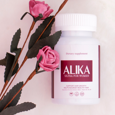 	Combo Alika for women: Dầu gội, Kem ủ phục hồi, Tinh chất dưỡng tóc, Viên uống ngăn rụng tóc