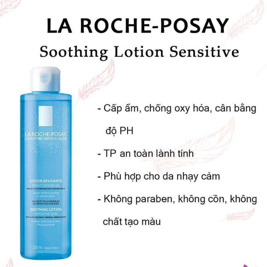 Nước Cân Bằng La Roche-Posay Giàu Khoáng Soothing Lotion Sensitive Skin 200ml
