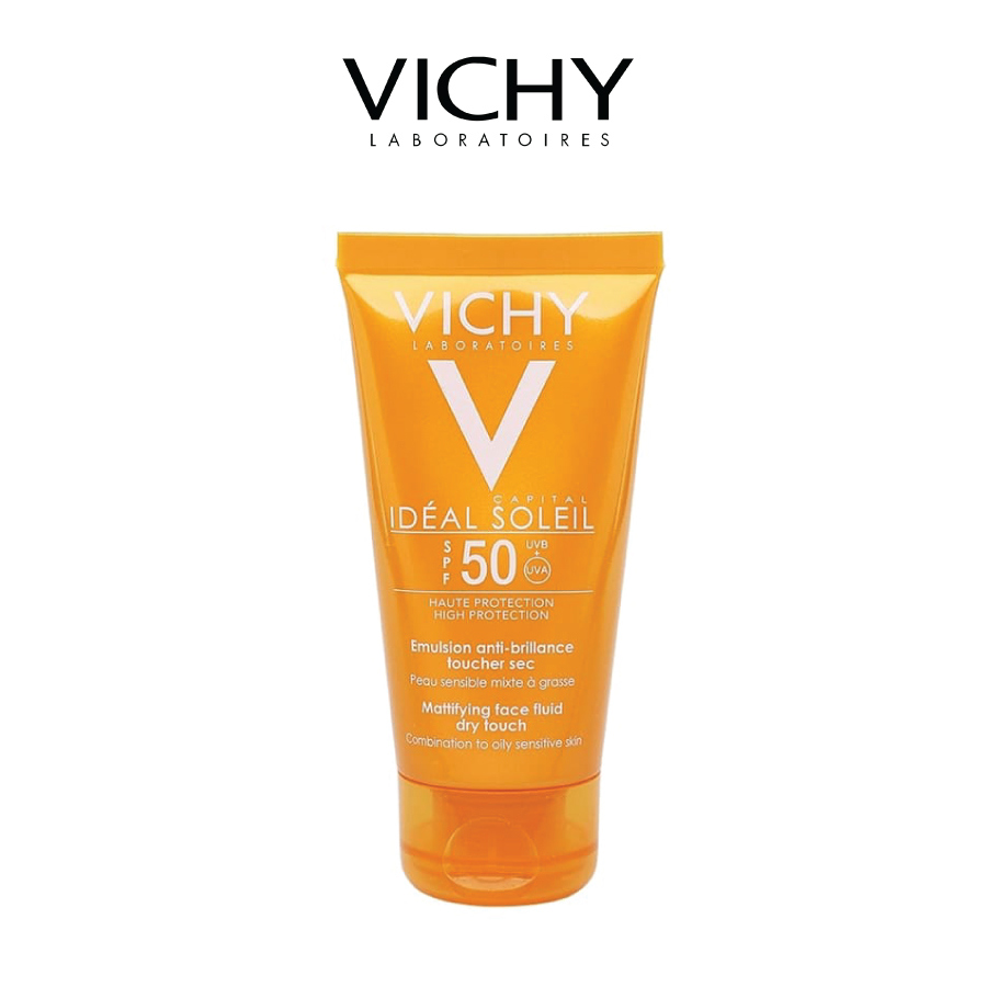 Kem Chống Nắng Vichy Ideal Soleil Mattifying Face Fluid Dry Touch 50ml