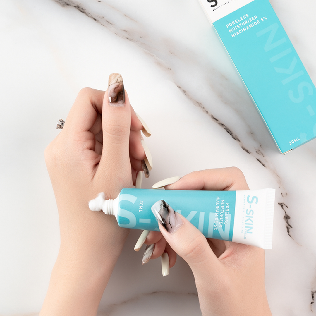 Kem dưỡng ban ngày S-Skin Poreless Moisturizer Niacinamide 5%