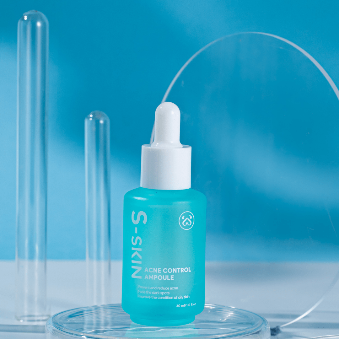 Serum Kiểm Soát Tình Trạng Da Mụn S-Skin Ampoul - Acne Control Ampoul30ml
