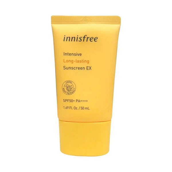 Kem chống nắng màu vàng Innisfree Intensive long-lasting Sunscreen EX