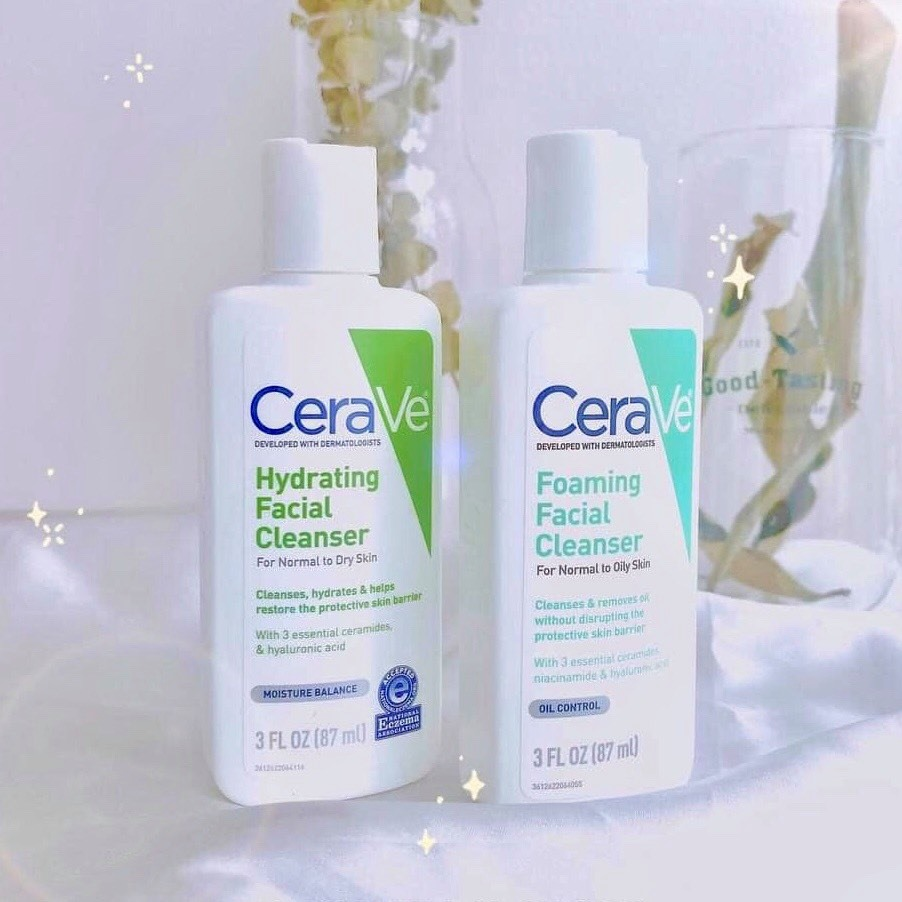 review sữa rửa mặt Cerave 87ml 1