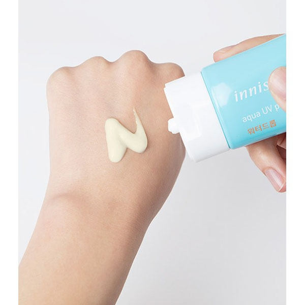 chất kem của kem chống nắng Innisfree Aqua Cream Water Drop