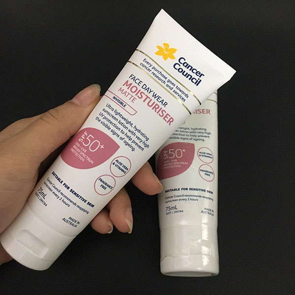 Chống nắng Cancer Council Face Day Wear SPF 50+/PA++++ 