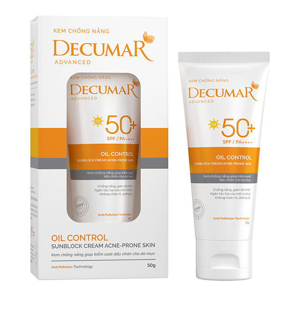 Kem chống nắng Decumar Advanced SPF 50+ PA ++++