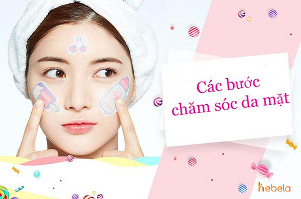 Các bước chăm sóc da mặt buổi tối