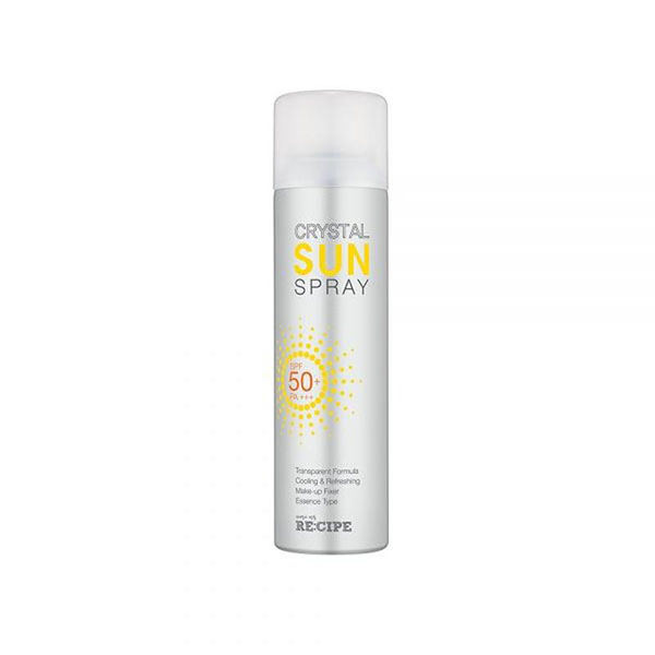 Xịt chống nắng Crystal Sun Spray với vỏ ngoài bằng kim loại “sang chảnh”