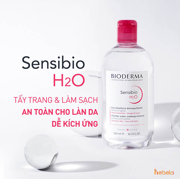 Nước tẩy trang Bioderma hồng dành riêng cho da nhạy cảm