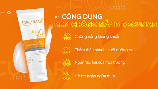 kem chống nắng decumar