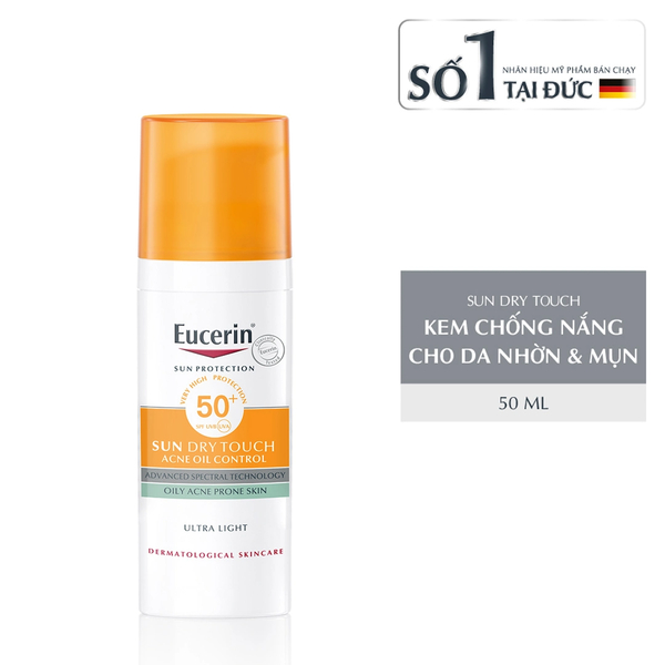 Kem chống nắng Eucerin Sun Gel-Cream Dry Touch Oil Control