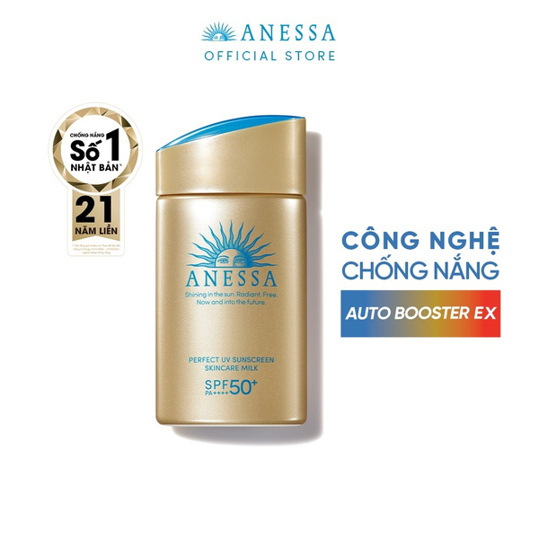 Kem chống nắng Anessa Perfect UV Sunscreen Skincare Milk SPF50+ PA++++