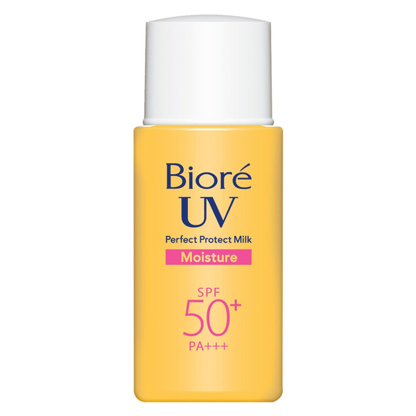 Kem chống nắng Biore UV Perfect Block Milk Moisture SPF 50+ PA+++ có thể được sử dụng thay thế cho kem lót kiềm dầu