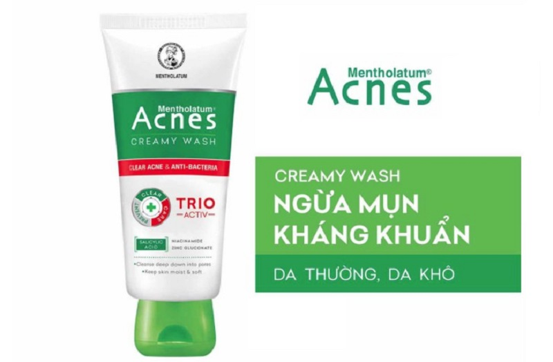 sữa rửa mặt acnes trio đối tượng sử dụng