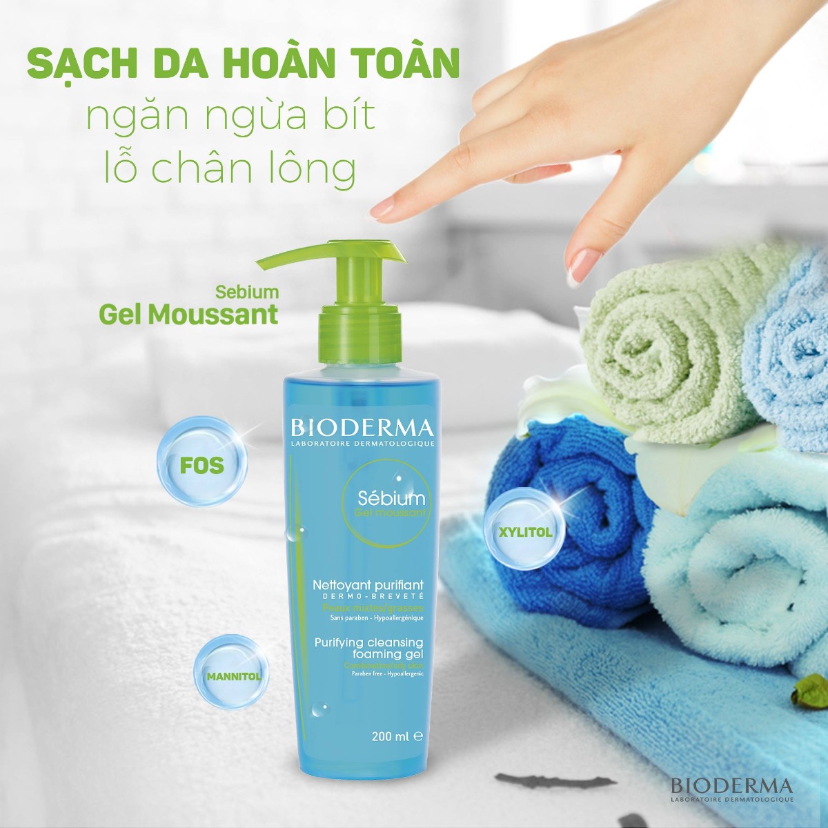 review srm bioderma cho da dầu mụn 2