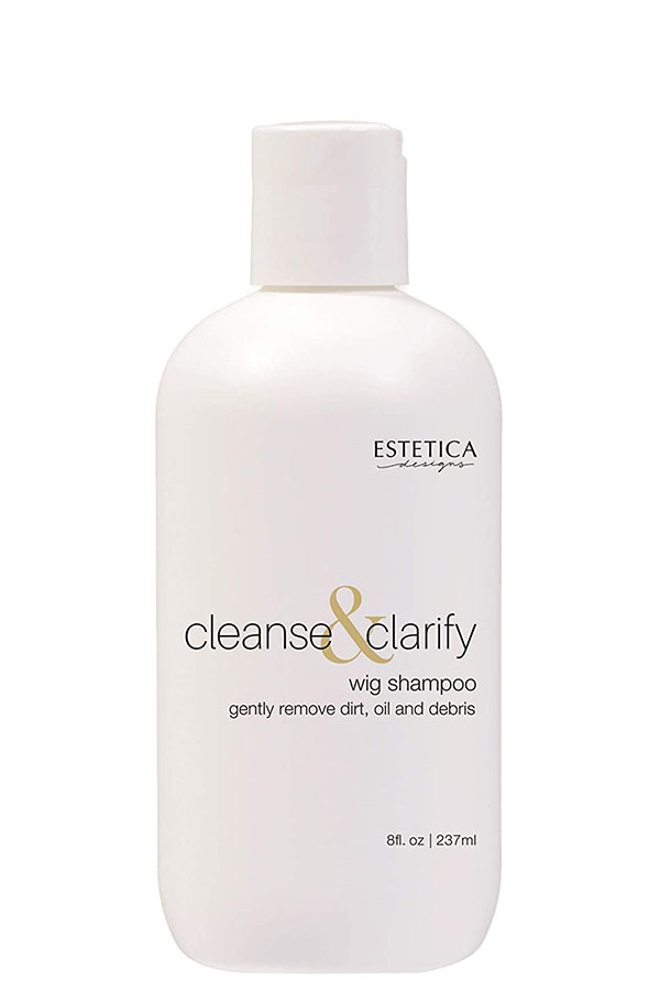 Estetica Designs Cleanse & Clarify Shampoo là một sản phẩm dầu gội được nghiên cứu để phù hợp với những mái tóc làm từ sợi nhân tạo hoặc sợi tóc thật 