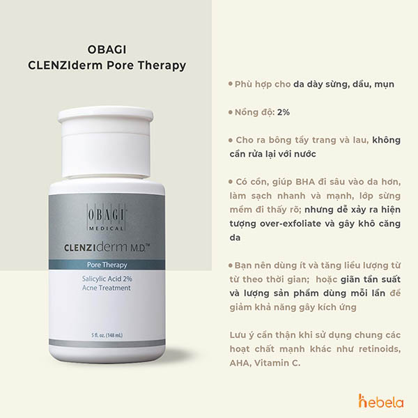 Obagi BHA Clenziderm MD Pore Therapy