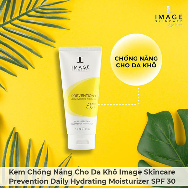 Bao bì kem chống nắng Image Hydrating SPF 30 