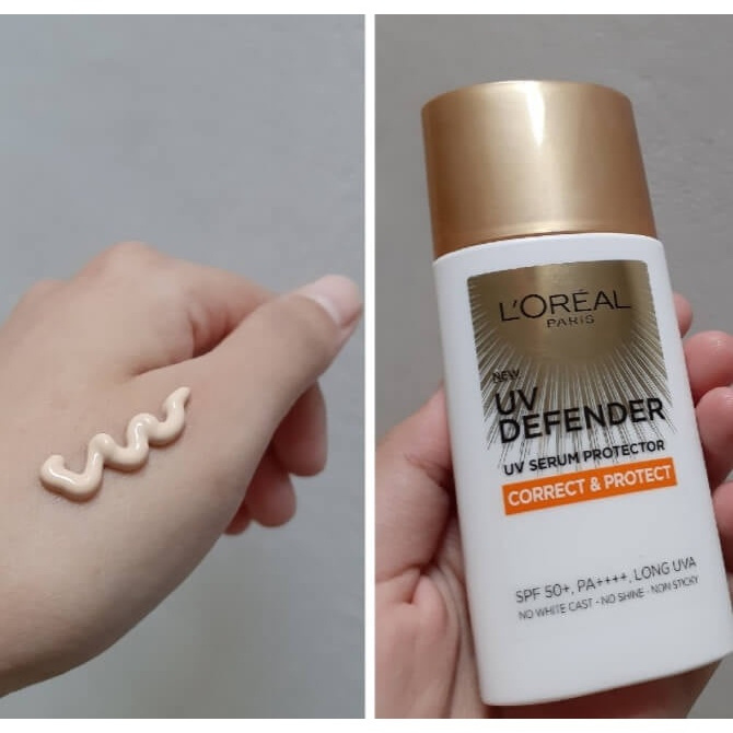 Review kết cấu kem chống nắng L'Oréal UV Defender Correct & Protect