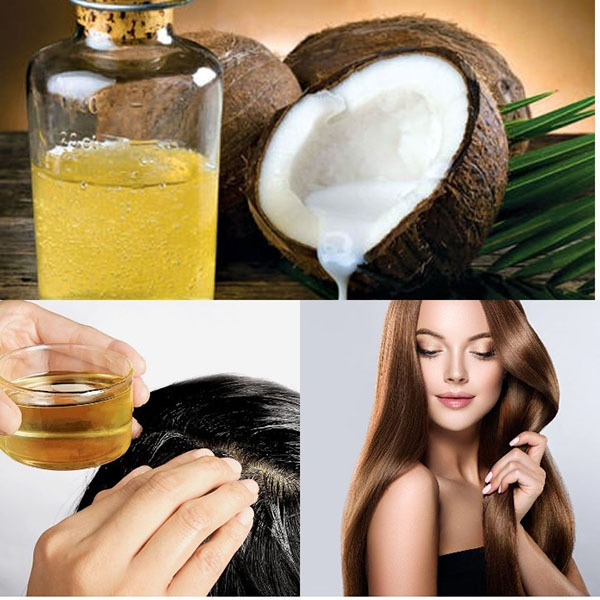 Dầu dừa có khả năng nuôi dưỡng chân tóc khỏe mạnh và phát triển tốt 